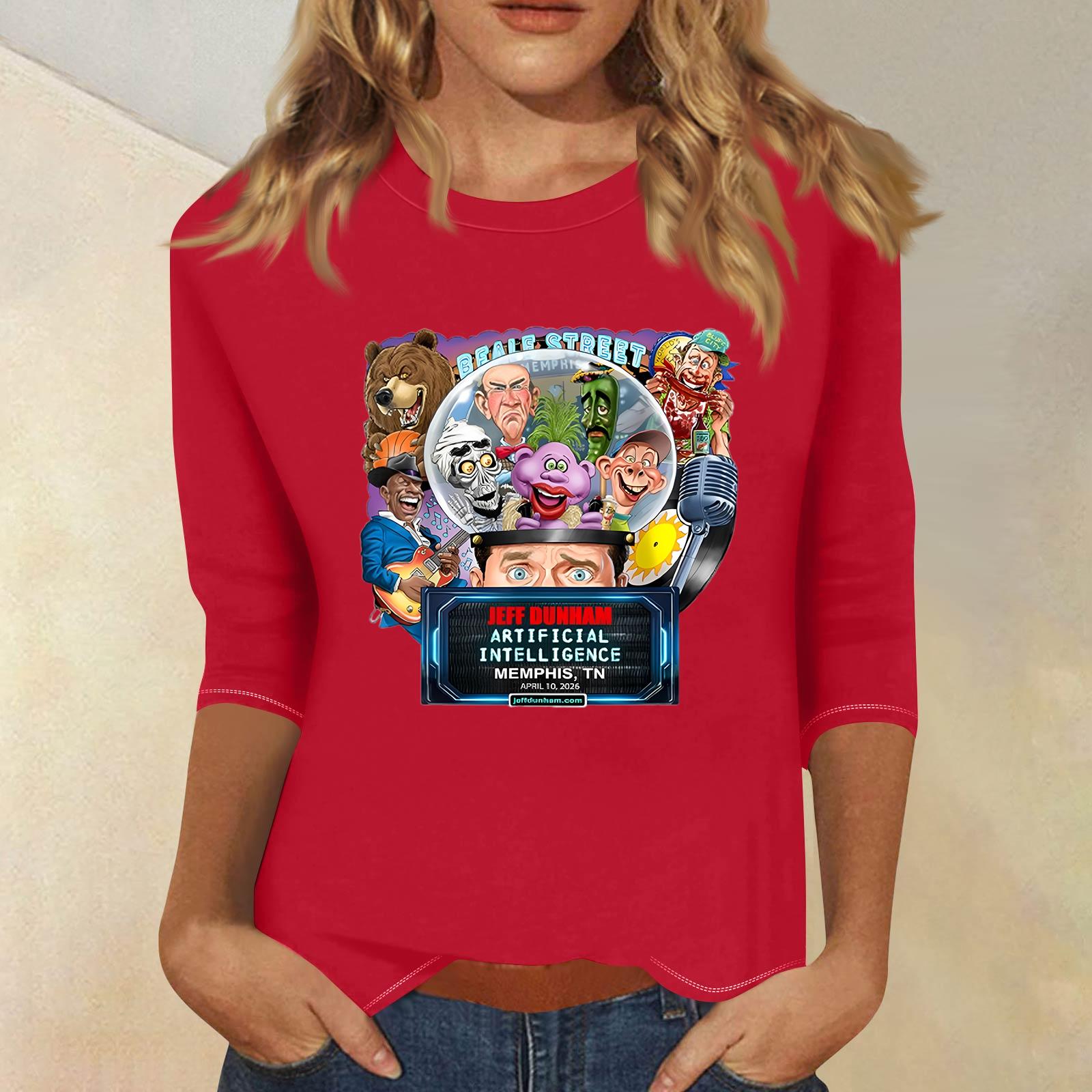 Women Casual Three Quarter Sleeve T Shirt Round Neck Printed Top Comfortable Fit Lightweight Fabric Suitable for Everyday Wear XL красный
Women Casual Three Quarter Sleeve T Shirt Round Neck Printed Top Comfortable Fit Lightweight Fabric Suitable for Everyday Wear XL красный