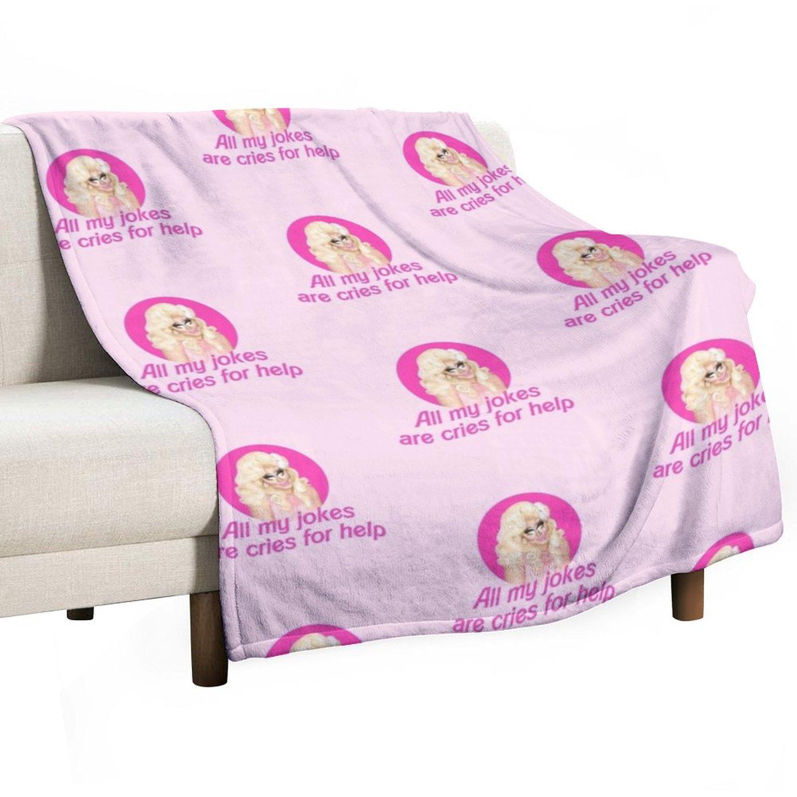 Trixie Jokes - Rupaul s Drag Race Throw Blanket Comforter warm for winter Decorative Sofas halloween Blankets 30x40in
Trixie Jokes - Rupaul s Drag Race Throw Blanket Comforter warm for winter Decorative Sofas halloween Blankets 30x40in