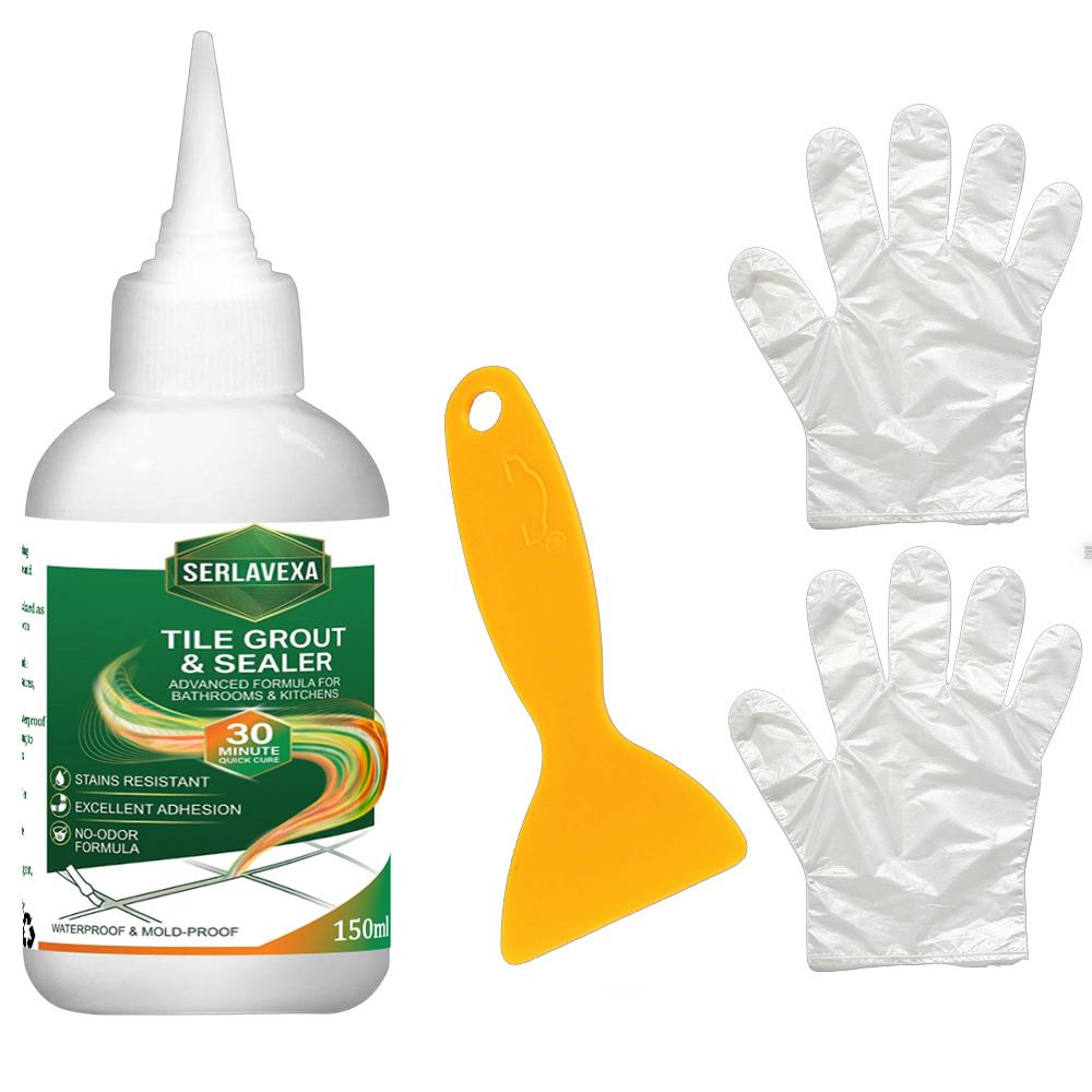 Pre-mixed Tile Grout Sealer Waterproof Moldproof Gap Filler for Kitchen Bathroom Wall Floor Repair Agent with Scraper Tool
Pre-mixed Tile Grout Sealer Waterproof Moldproof Gap Filler for Kitchen Bathroom Wall Floor Repair Agent with Scraper Tool