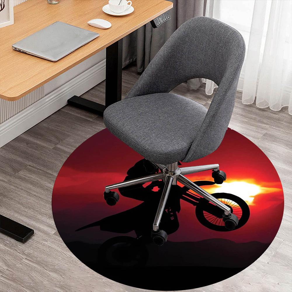 1pc Motorcycle Sunset Round Chair mat Area Rug - Non-Slip, Floor Mat for Office, Bedroom, home decor Christmas Gift p0811051 80cm
1pc Motorcycle Sunset Round Chair mat Area Rug - Non-Slip, Floor Mat for Office, Bedroom, home decor Christmas Gift p0811051 80cm