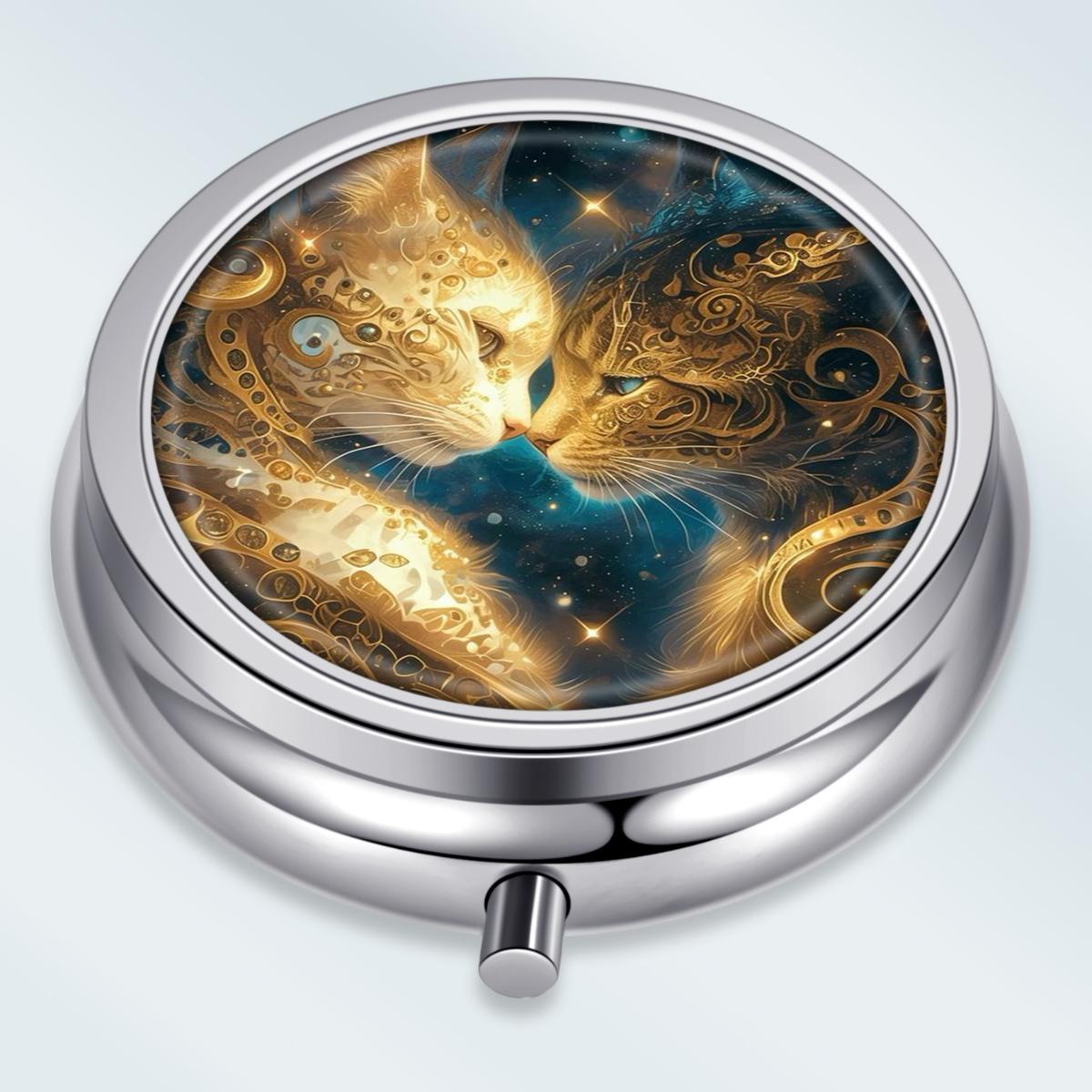Portable Pill Box with 3 Compartments, Mini Metal Medicine Organizer Case, Cute Printed Pill Container for Vitamins, Pills, Jewelry, Travel, Daily Use разноцветный
Portable Pill Box with 3 Compartments, Mini Metal Medicine Organizer Case, Cute Printed Pill Container for Vitamins, Pills, Jewelry, Travel, Daily Use разноцветный