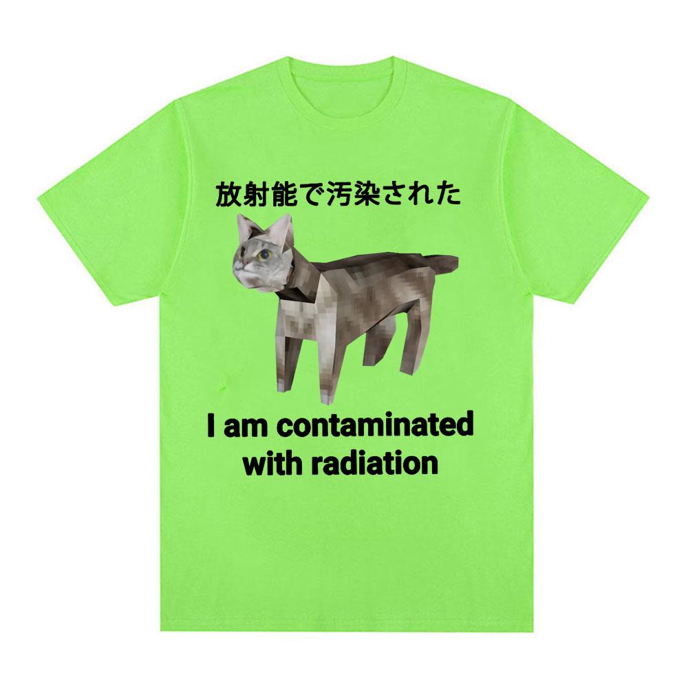 I Am Contaminated with Radiation Japanese Cat Funny Meme T-shirt Men Women Fashion Casual Humor Short Sleeve 100% Cotton T Shirt 4XL
I Am Contaminated with Radiation Japanese Cat Funny Meme T-shirt Men Women Fashion Casual Humor Short Sleeve 100% Cotton T Shirt 4XL