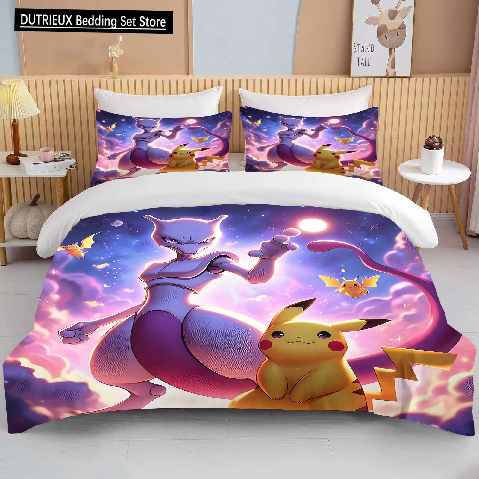 10 розмірів Комплект постільної білизни з принтом Pokemon Mewtwo Мультфільм Аніме Підодіяльник Підковдра Наволочка Хлопчики Дівчата Діти Дорослі Король Подарунок EU single(135x200cm)
10 розмірів Комплект постільної білизни з принтом Pokemon Mewtwo Мультфільм Аніме Підодіяльник Підковдра Наволочка Хлопчики Дівчата Діти Дорослі Король Подарунок EU single(135x200cm)