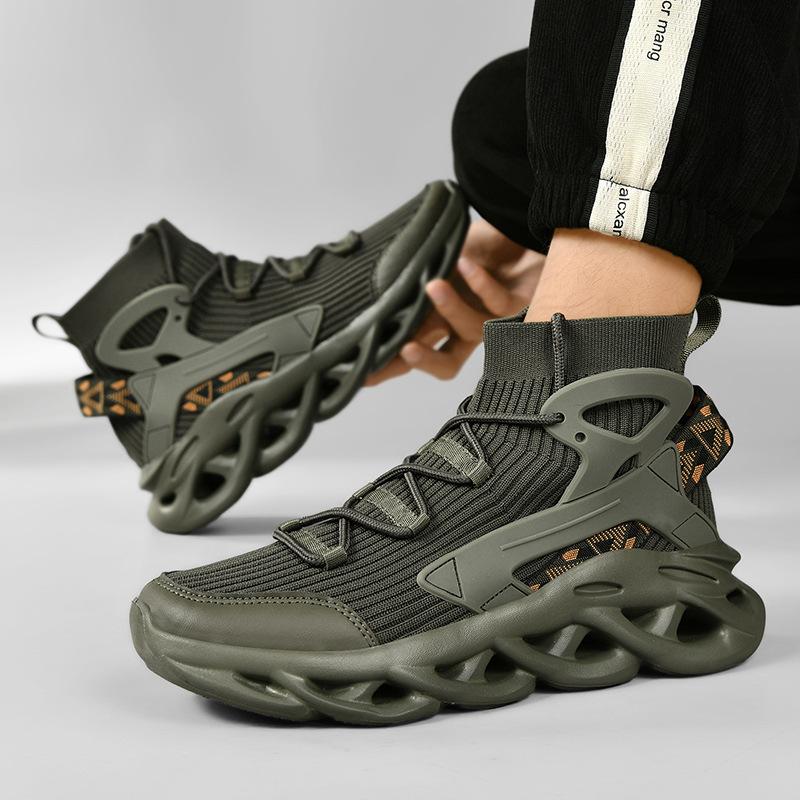 New men s shoes trendy shoes high top flying woven breathable shoes sports shoes outdoor 39
New men s shoes trendy shoes high top flying woven breathable shoes sports shoes outdoor 39