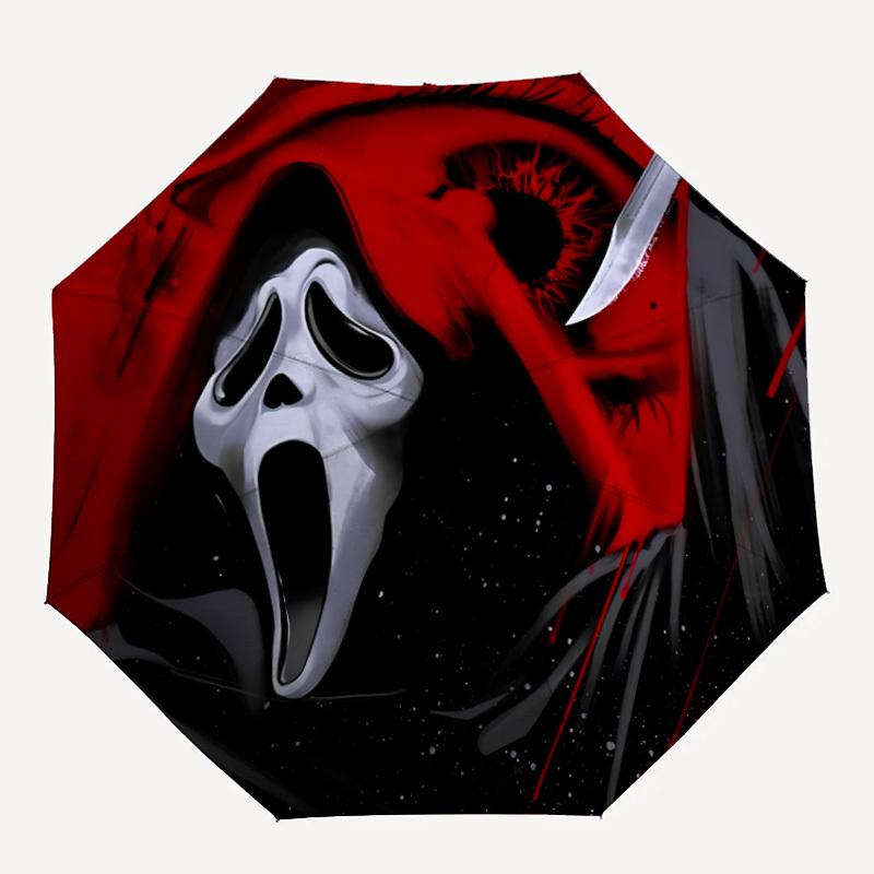 1pc Scream Mask Automatic Open/Close Umbrella Folding Umbrella, Portable Compact Travel Umbrella, Birthday/Christmas Gift for Men & Women L1110y24
1pc Scream Mask Automatic Open/Close Umbrella Folding Umbrella, Portable Compact Travel Umbrella, Birthday/Christmas Gift for Men & Women L1110y24