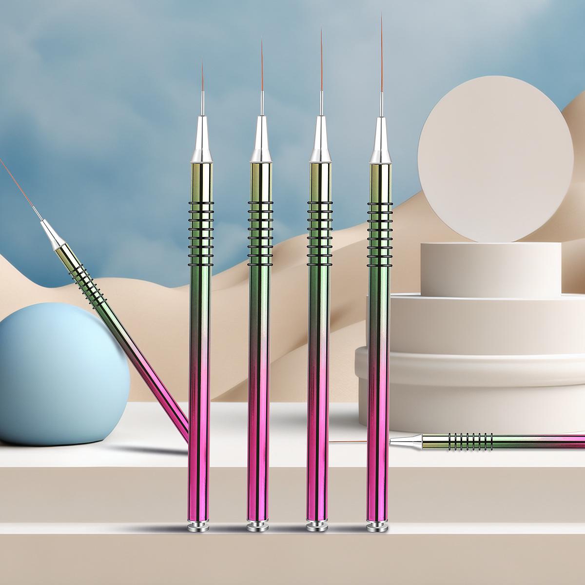 Premium 6-Piece Nail Art Liner Brush Set with Gel Polish and Non-Slip Silicone Handles
Premium 6-Piece Nail Art Liner Brush Set with Gel Polish and Non-Slip Silicone Handles