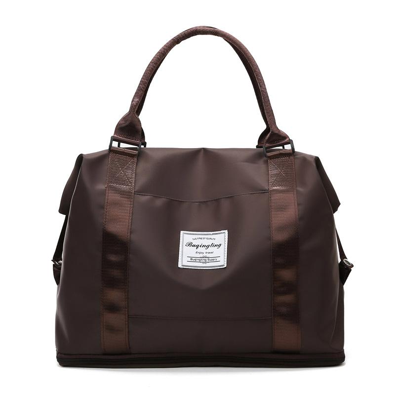 New travel bag yoga fitness bag boarding training bag accommodation storage bag large capacity student bag темно-коричневого кольору
New travel bag yoga fitness bag boarding training bag accommodation storage bag large capacity student bag темно-коричневого кольору