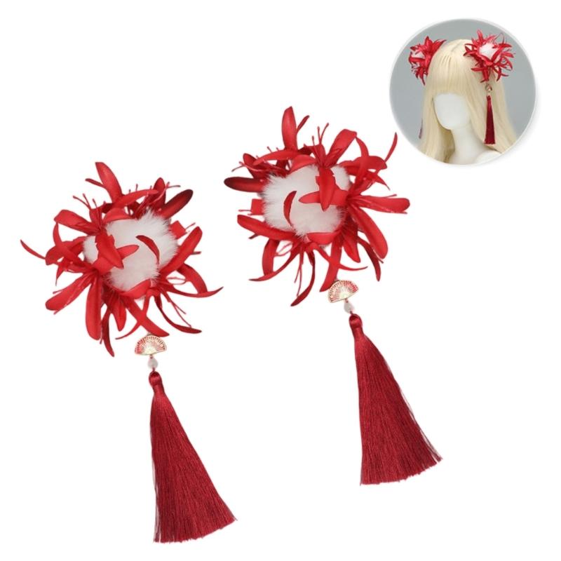 Traditional Chinese Style Hair Accessory Silk Hairpin For Cultural Dresses Old Look Ornamental Hair Clip For Women красный
Traditional Chinese Style Hair Accessory Silk Hairpin For Cultural Dresses Old Look Ornamental Hair Clip For Women красный