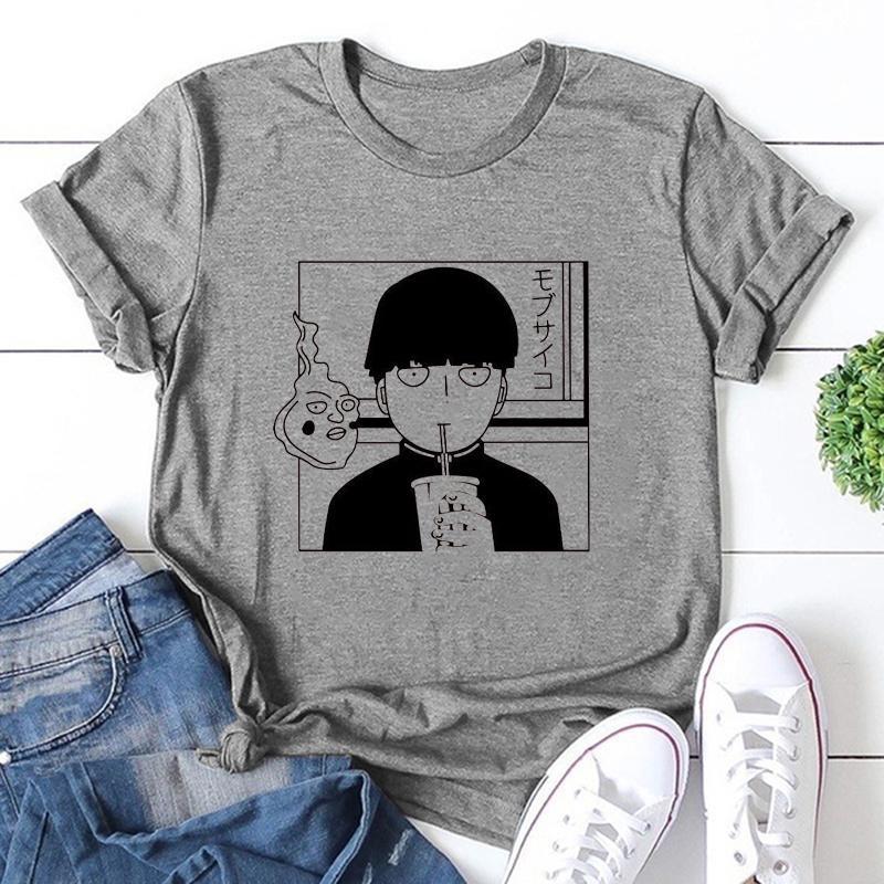 Забавная футболка с аниме Mob Psycho 100 для мужчин и женщин подходит для повседневного индивидуального аниме Harajuku, рубашка с короткими рукавами XXXL серый
Забавная футболка с аниме Mob Psycho 100 для мужчин и женщин подходит для повседневного индивидуального аниме Harajuku, рубашка с короткими рукавами XXXL серый