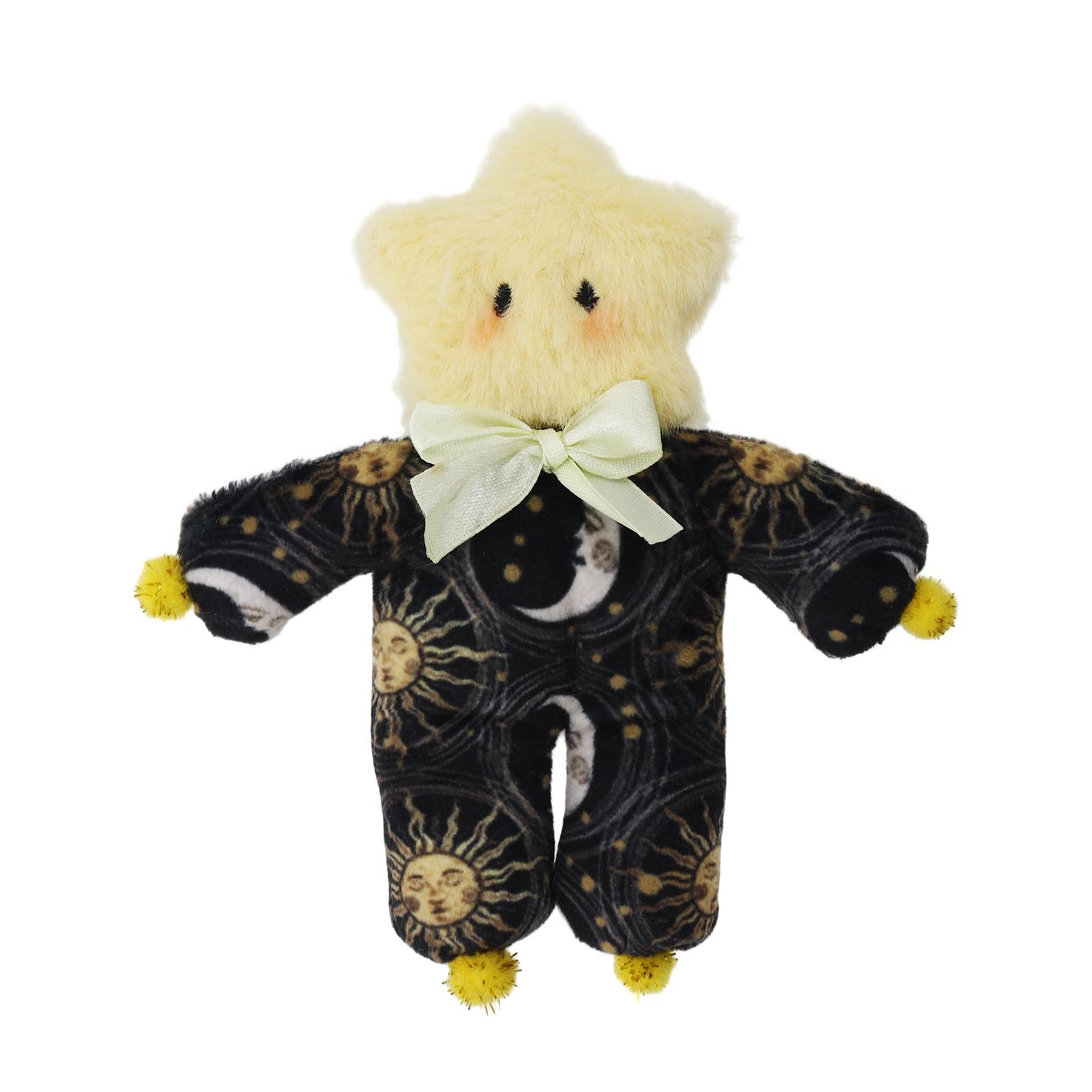 Plush Star Doll with Celestial Pattern Soft Fabric Bow Tie and Decorative Pom Pom Details for Home and Gift One Size
Plush Star Doll with Celestial Pattern Soft Fabric Bow Tie and Decorative Pom Pom Details for Home and Gift One Size