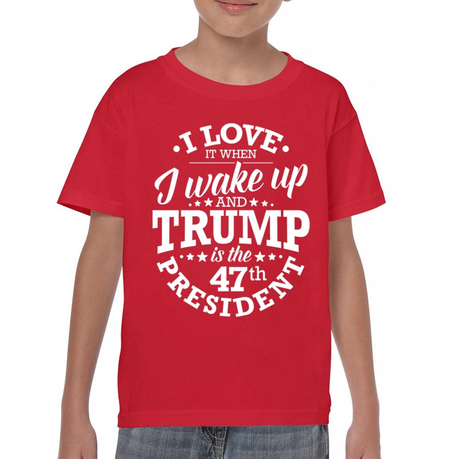 I Love to Wake Up And Trump is the 47th President Youth kids boys T-Shirt MAGA Red Kids 140
I Love to Wake Up And Trump is the 47th President Youth kids boys T-Shirt MAGA Red Kids 140