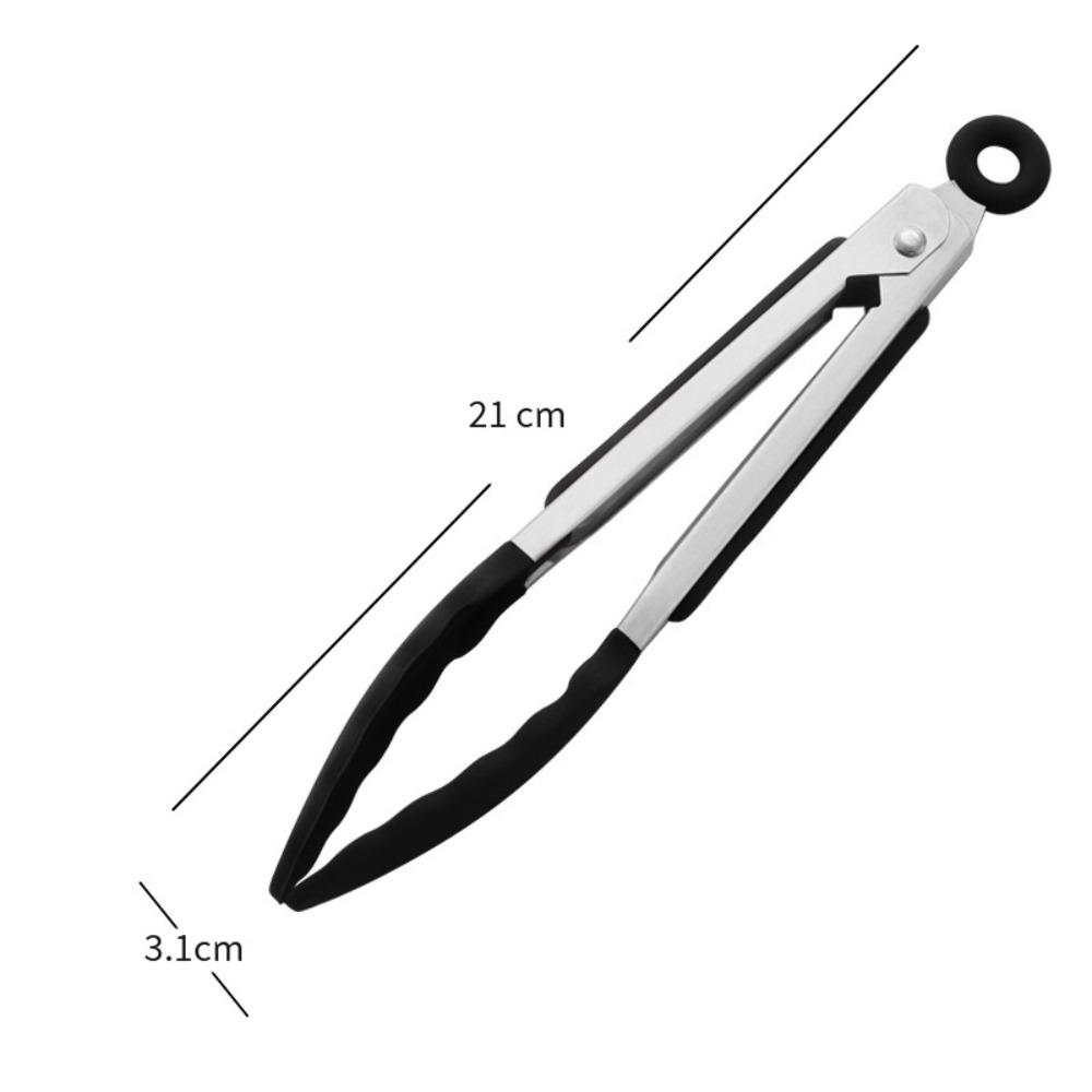 Stainless Steel Food Clip Silicone Cooking Tongs New Barbecue Scissors Clip Set Outdoor Black Clip-7 in
Stainless Steel Food Clip Silicone Cooking Tongs New Barbecue Scissors Clip Set Outdoor Black Clip-7 in
