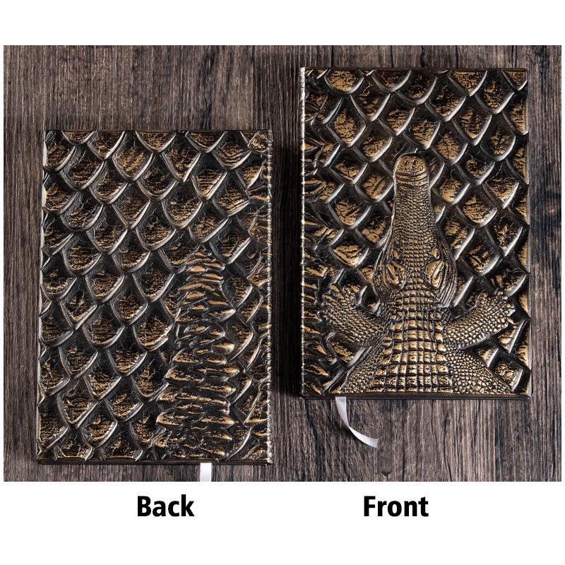 A5 Notebook,Crocodile Embossed Retro Hardcover Leather Cover,100 Sheets Per Book,Horizontal Lines Inside,Office And Study Diary A5
A5 Notebook,Crocodile Embossed Retro Hardcover Leather Cover,100 Sheets Per Book,Horizontal Lines Inside,Office And Study Diary A5
