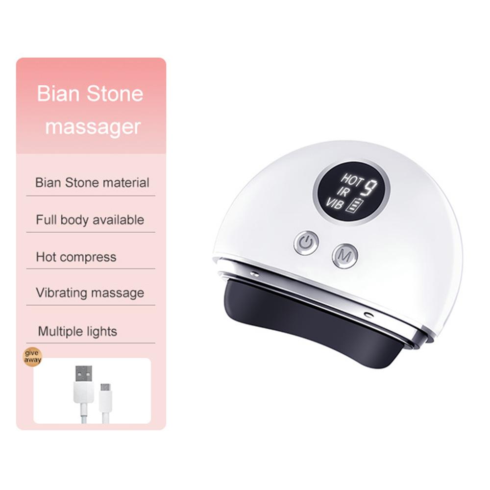 DYM-040 Electric Gua Sha Scraping Massager Stone Needle Hot Compress Massage Tool Stone Warmer White/Black Stone
DYM-040 Electric Gua Sha Scraping Massager Stone Needle Hot Compress Massage Tool Stone Warmer White/Black Stone