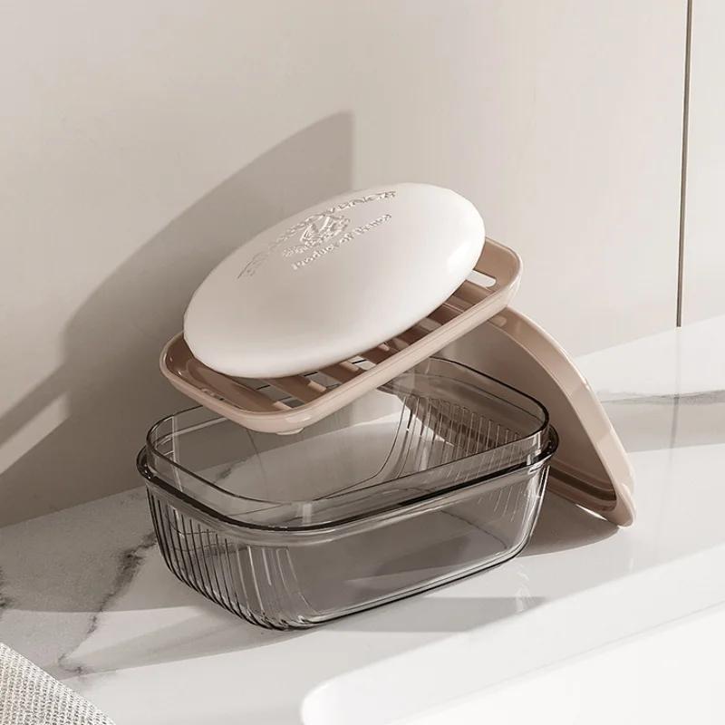 Luxury Dual-Layer Soap Dish with Drainage Stylish Bathroom Soap Holder Portable Soap Dishes Shower Storage Rack for Home Use 1 PCS хаки
Luxury Dual-Layer Soap Dish with Drainage Stylish Bathroom Soap Holder Portable Soap Dishes Shower Storage Rack for Home Use 1 PCS хаки