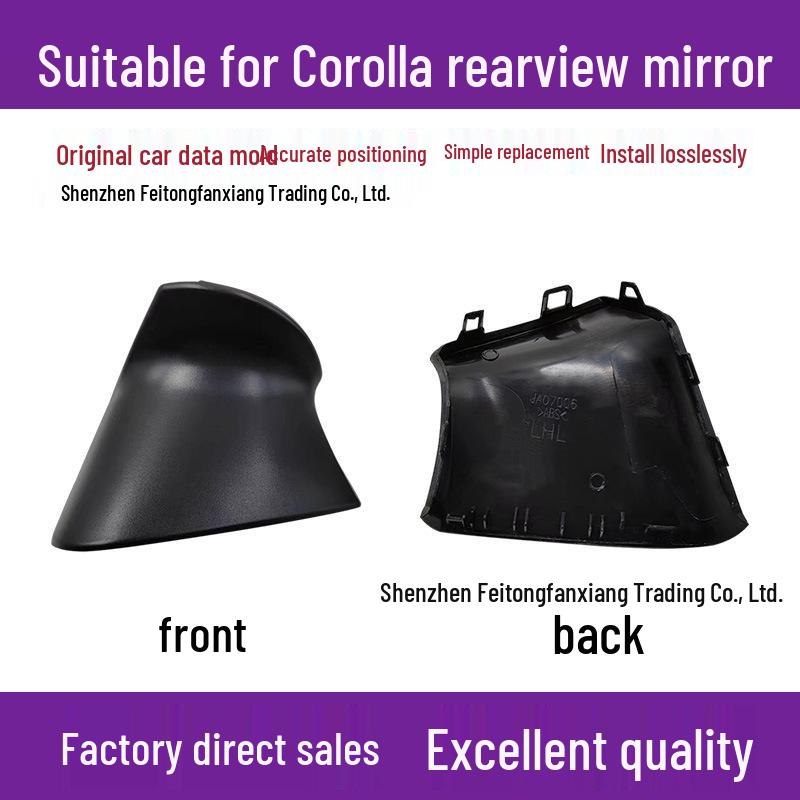 Toyota Corolla Levin Rearview Mirror Base Decorative Cover for 19-20, 23 Models. Passenger Side Right
Toyota Corolla Levin Rearview Mirror Base Decorative Cover for 19-20, 23 Models. Passenger Side Right