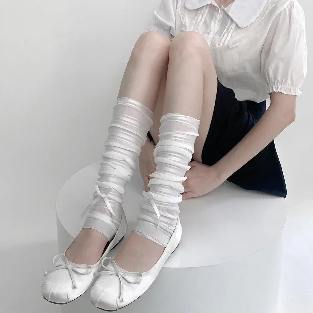 Kawaii Bowknot Leg Warmers Cute Long Socks Stockings Ice Silk Arm Sleeve Foot Cover Leg Warmer JK Lolita Ballet Style Sweet Girl One Size белый
Kawaii Bowknot Leg Warmers Cute Long Socks Stockings Ice Silk Arm Sleeve Foot Cover Leg Warmer JK Lolita Ballet Style Sweet Girl One Size белый