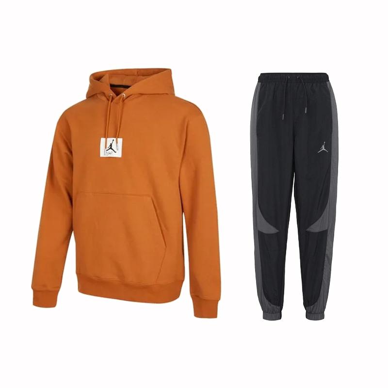 Jordan Pattern Printed Long Sleeve Pullover Hoodie And Mid Waist Drawstring Pants Casual Sports Set Men sets DA9817-241+-DX9374-011 L
Jordan Pattern Printed Long Sleeve Pullover Hoodie And Mid Waist Drawstring Pants Casual Sports Set Men sets DA9817-241+-DX9374-011 L