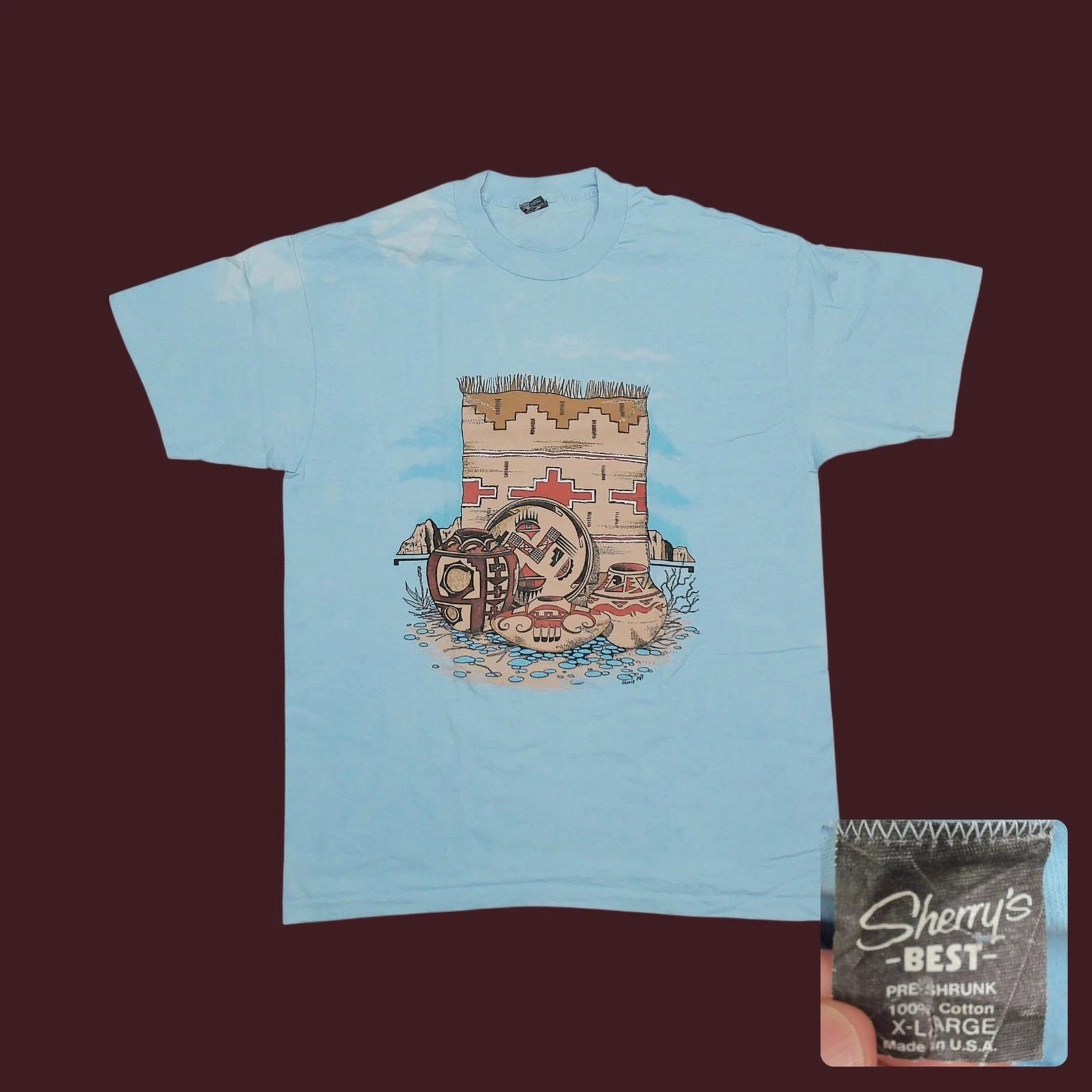 Sherrys Best Native American Pottery Southwestern Sun Fade T Shirt Mens L L
Sherrys Best Native American Pottery Southwestern Sun Fade T Shirt Mens L L