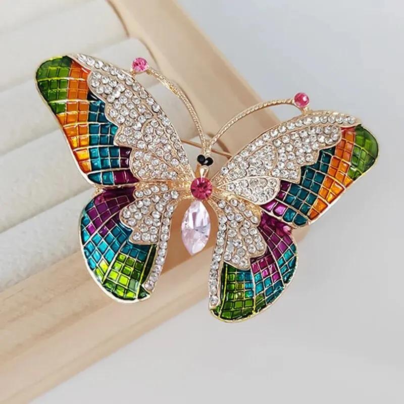 1PCS Butterfly BroochesTrendy Multicolour Alloy For Women Metal Crystal Insect Brooch Party Birthday Winter Jewelry M
1PCS Butterfly BroochesTrendy Multicolour Alloy For Women Metal Crystal Insect Brooch Party Birthday Winter Jewelry M