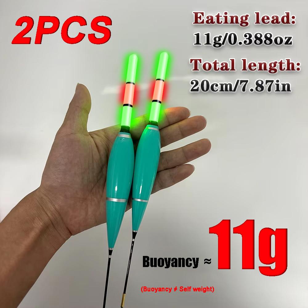 2pcs/set LED Night Fishing Floats - Electronic Fishing Floats, Fishing Accessories (8g/11g/13g/15g)
2pcs/set LED Night Fishing Floats - Electronic Fishing Floats, Fishing Accessories (8g/11g/13g/15g)