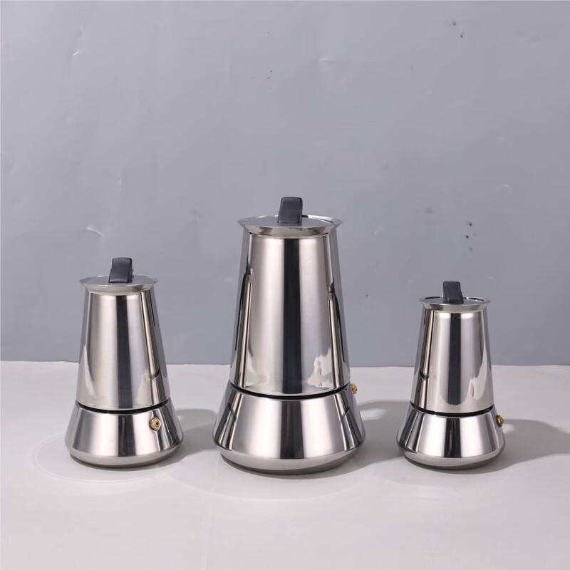 Stainless Steel Moka Coffee Pot
Stainless Steel Moka Coffee Pot