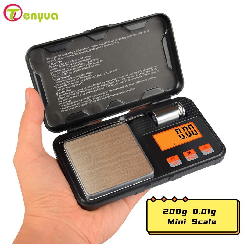 Electronic Digital Scale 200g 0.01g Mini Scale Precision Professional Pocket Scale Milligram Calibration Weights
Electronic Digital Scale 200g 0.01g Mini Scale Precision Professional Pocket Scale Milligram Calibration Weights