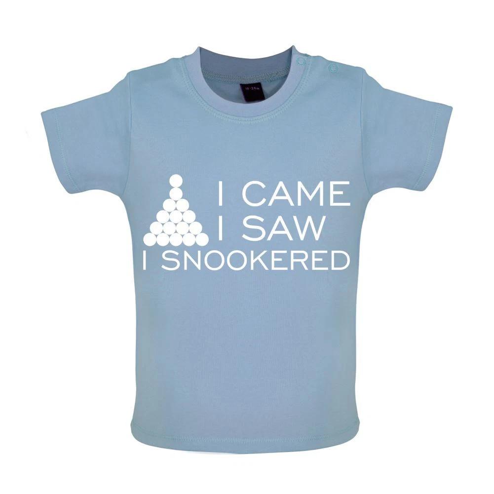 I Came I Saw I Snookered - Baby Kids Boys Girls Unisex T-Shirt / Babygrow - Snooker 147 Crucible Fan 130
I Came I Saw I Snookered - Baby Kids Boys Girls Unisex T-Shirt / Babygrow - Snooker 147 Crucible Fan 130