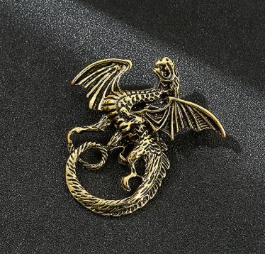 Men s Dragon Brooch Metal Animal Lapel Pin Vintage Style Classic Design Durable Accessory for Jackets Shirts and Bags One Size
Men s Dragon Brooch Metal Animal Lapel Pin Vintage Style Classic Design Durable Accessory for Jackets Shirts and Bags One Size