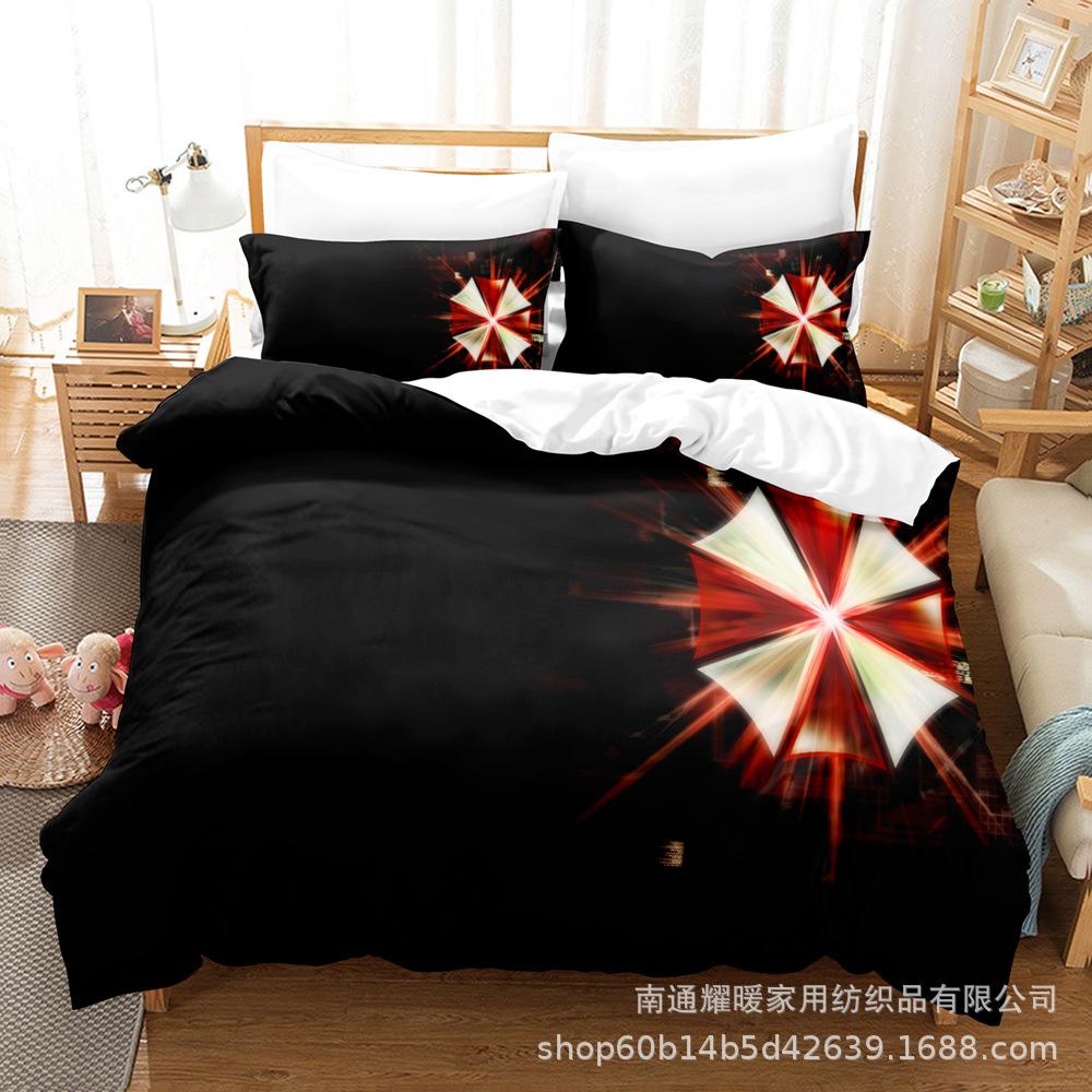 3D Digital Printing Bedding Four-Piece Set Three-Piece Set Umbrella Bed Sheet Quilt Pillow 135X200 two-piece set
3D Digital Printing Bedding Four-Piece Set Three-Piece Set Umbrella Bed Sheet Quilt Pillow 135X200 two-piece set