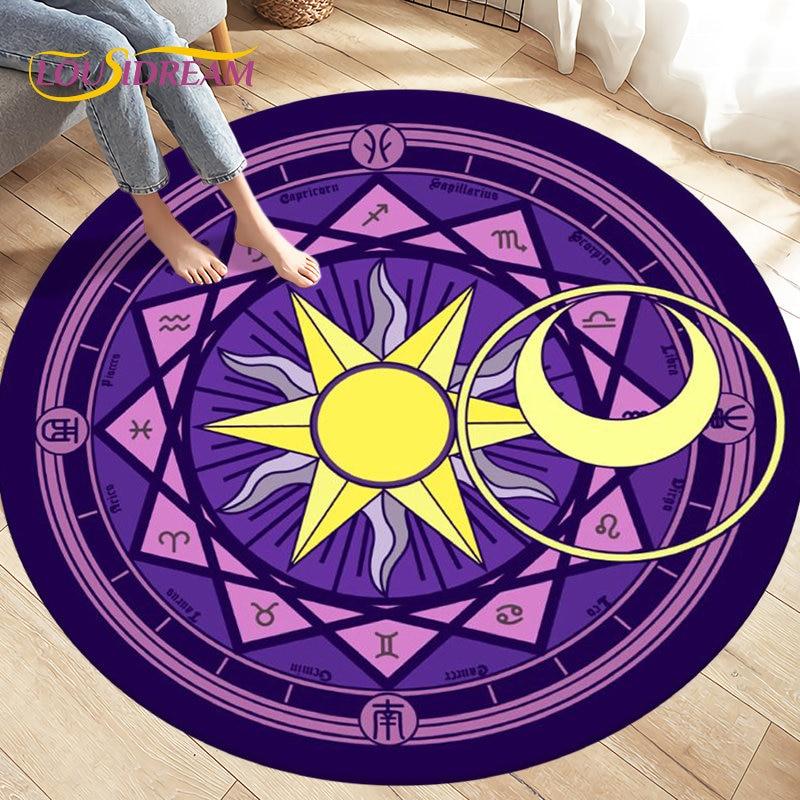 Коврик с рисунком Cardcaptor Sakura Magic Circle, круглые ковры, коврик для гостиной, детской комнаты, детские игровые нескользящие коврики Diameter 60cm
Коврик с рисунком Cardcaptor Sakura Magic Circle, круглые ковры, коврик для гостиной, детской комнаты, детские игровые нескользящие коврики Diameter 60cm