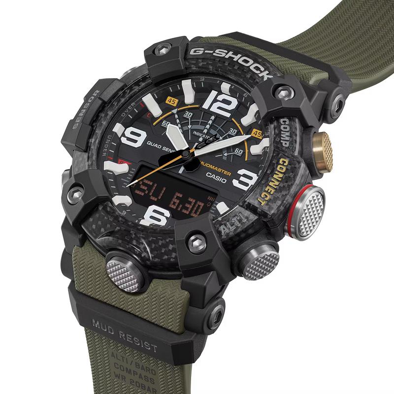 CASIO MASTER OF G-LAND series 200 meters waterproof, earthquake-resistant and mud-resistant, Quartz, resin strap, , men s watch, black di GG-B100X-1A3
CASIO MASTER OF G-LAND series 200 meters waterproof, earthquake-resistant and mud-resistant, Quartz, resin strap, , men s watch, black di GG-B100X-1A3