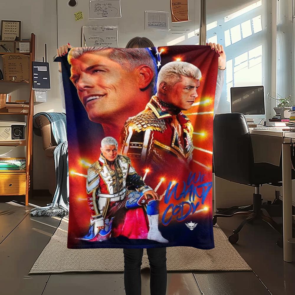1Pc Cody Rhodes Cool Print Flannel Blanket, High quality Comfortable for All Seasons, Home Decor, Warmth and Comfort, Perfect for Christmas Gifts 23 80cm x 120cm
1Pc Cody Rhodes Cool Print Flannel Blanket, High quality Comfortable for All Seasons, Home Decor, Warmth and Comfort, Perfect for Christmas Gifts 23 80cm x 120cm