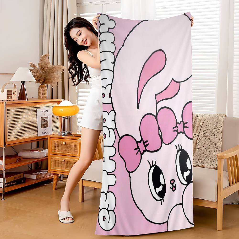 Anime Esther Bunny Microfiber Printed Beach Towel Mountain Climbing Yoga Beach Swimming Running Absorbent Soft Towel W30*H60(CM)
Anime Esther Bunny Microfiber Printed Beach Towel Mountain Climbing Yoga Beach Swimming Running Absorbent Soft Towel W30*H60(CM)