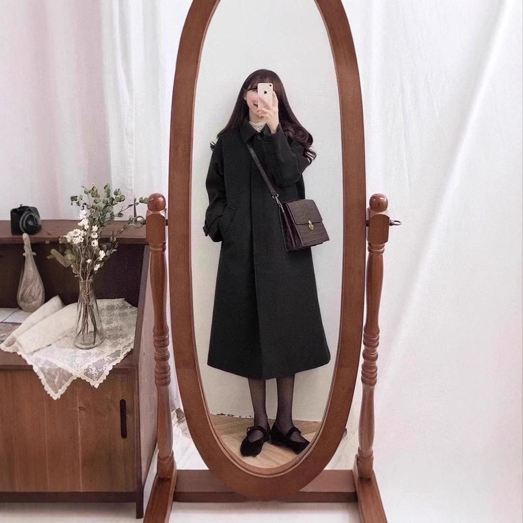 Korean-Style Hepburn Mid-Length Wool Coat for Women - Autumn/Winter 2025 Extra Large чорний
Korean-Style Hepburn Mid-Length Wool Coat for Women - Autumn/Winter 2025 Extra Large чорний