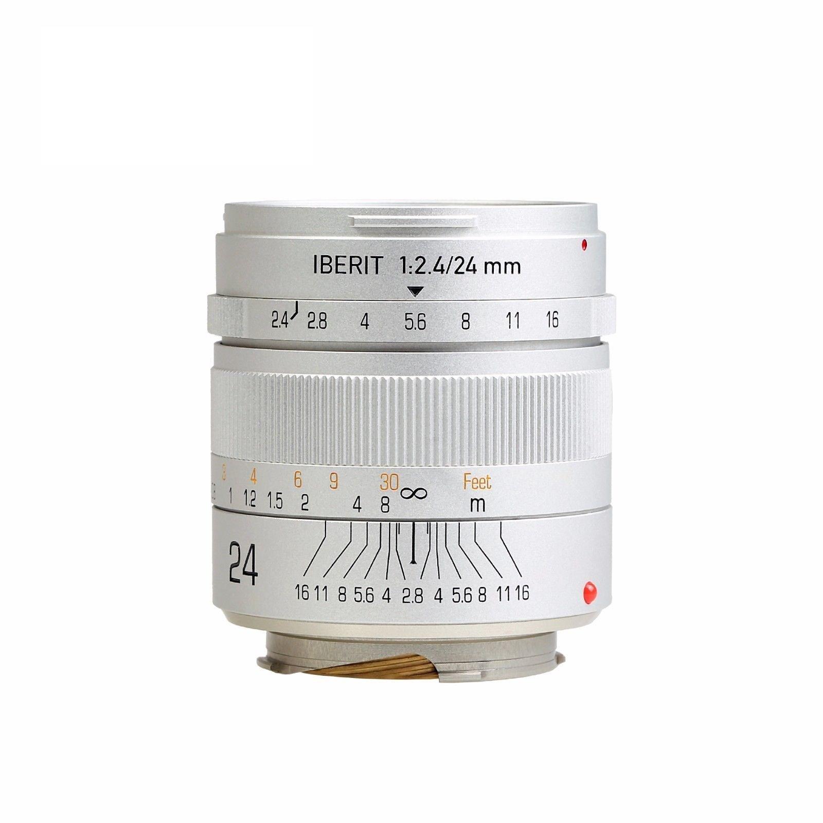 KIPON Single Focus Lens IBERIT 24mm Lens for Leica M Lens Frosted Silver f/2.4
KIPON Single Focus Lens IBERIT 24mm Lens for Leica M Lens Frosted Silver f/2.4