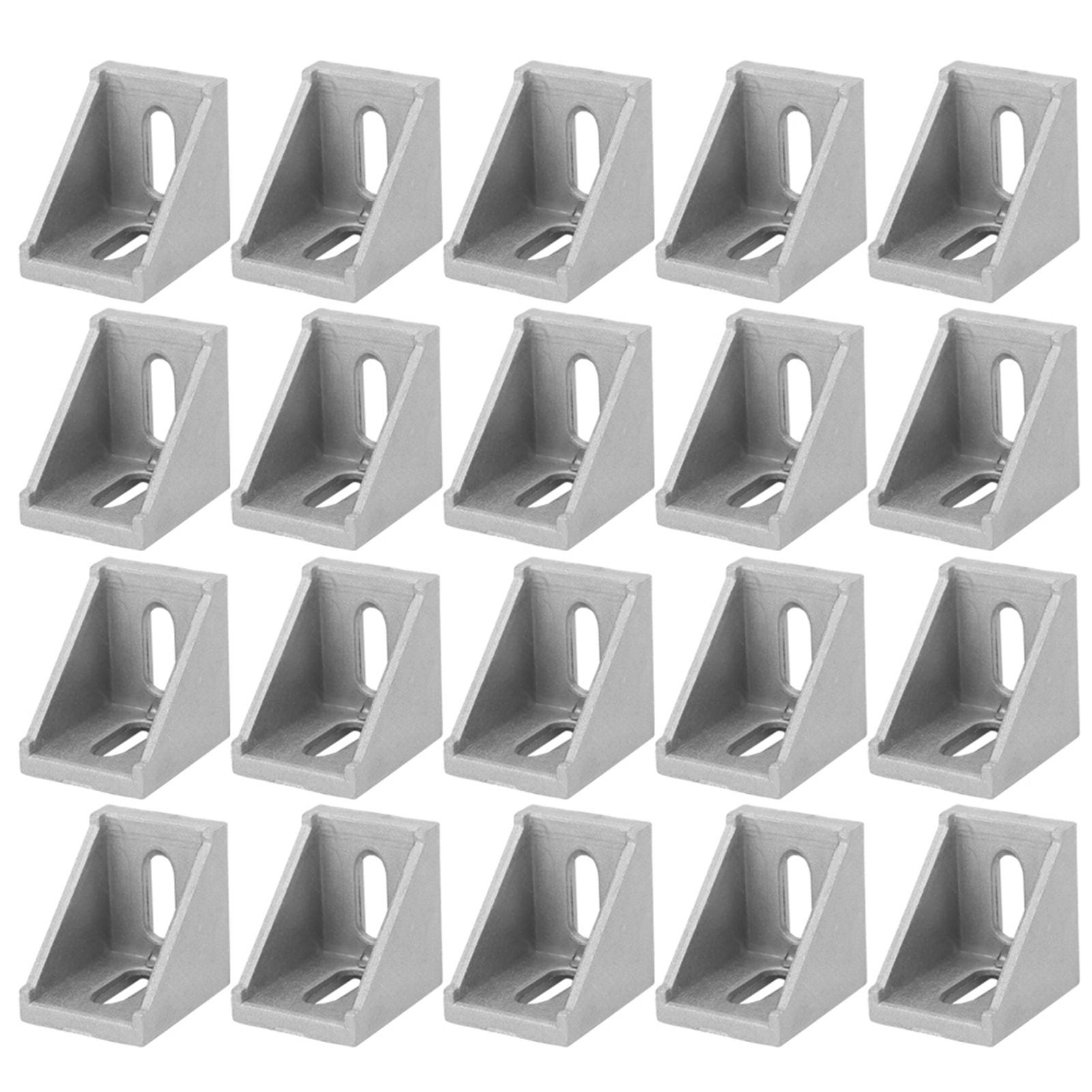20Pcs Aluminum Corner Bracket 2 Holes Right Angle L Type for 3030 Aluminum Profile
20Pcs Aluminum Corner Bracket 2 Holes Right Angle L Type for 3030 Aluminum Profile