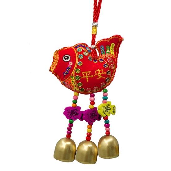 Wind Chimes Sachet Adorable Multi-pattern Chinese Style Car Pendant Fish Metal Bell Wind Chimes for Dragon Boat Festival 1
Wind Chimes Sachet Adorable Multi-pattern Chinese Style Car Pendant Fish Metal Bell Wind Chimes for Dragon Boat Festival 1