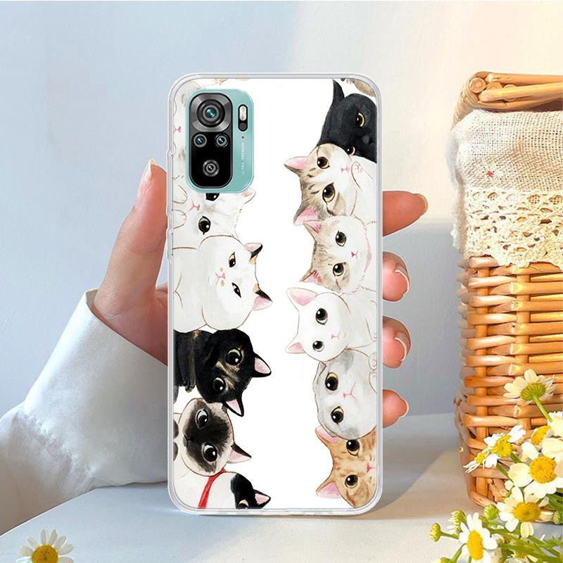 М який чохол для телефону з мультяшним милим котиком для Xiaomi Redmi Note 10 10S 9 9S 8 7 8T 11S 11T 11 Pro 9A 9T 9C 8A 7A Shell Cover Redmi 9T
М який чохол для телефону з мультяшним милим котиком для Xiaomi Redmi Note 10 10S 9 9S 8 7 8T 11S 11T 11 Pro 9A 9T 9C 8A 7A Shell Cover Redmi 9T