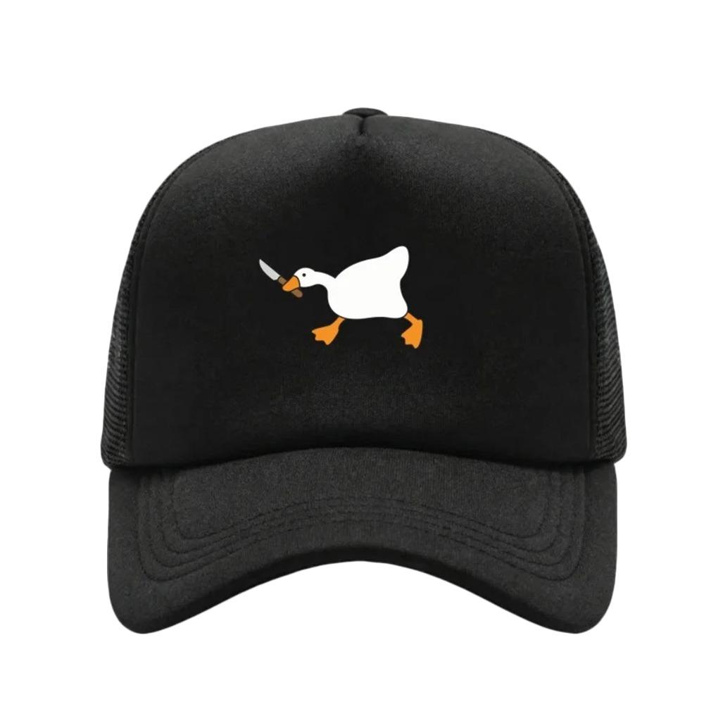 Summer White Goose Baseball Cap Embroidered Duck Tongue Cap Fashion Trucker Hat Unisex чёрный
Summer White Goose Baseball Cap Embroidered Duck Tongue Cap Fashion Trucker Hat Unisex чёрный
