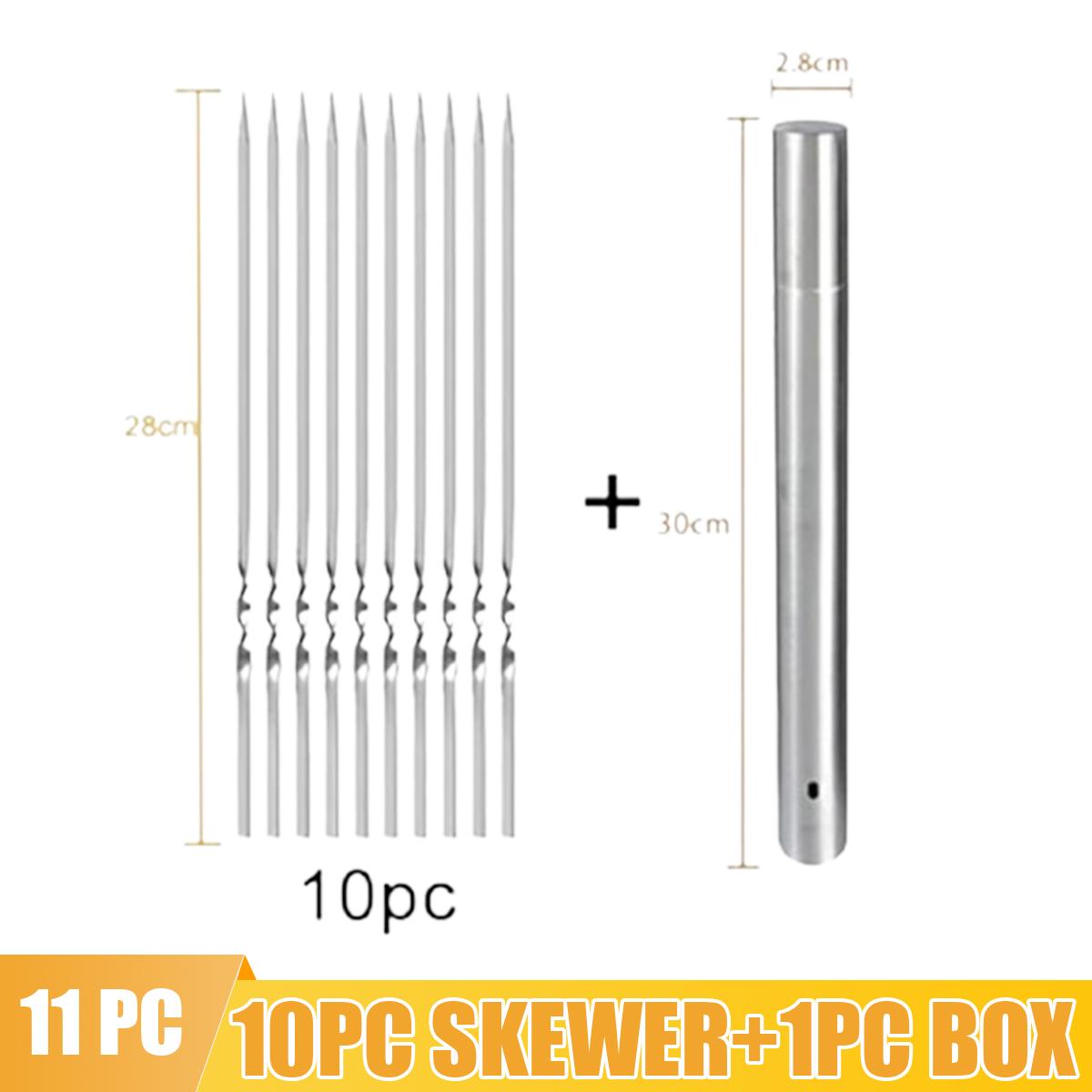 10/15 шт. шампуров для барбекю из нержавеющей стали с масляной кисточкой, многоразовые шампуры для барбекю для кемпинга, пикника, кухонные принадлежности
10/15 шт. шампуров для барбекю из нержавеющей стали с масляной кисточкой, многоразовые шампуры для барбекю для кемпинга, пикника, кухонные принадлежности