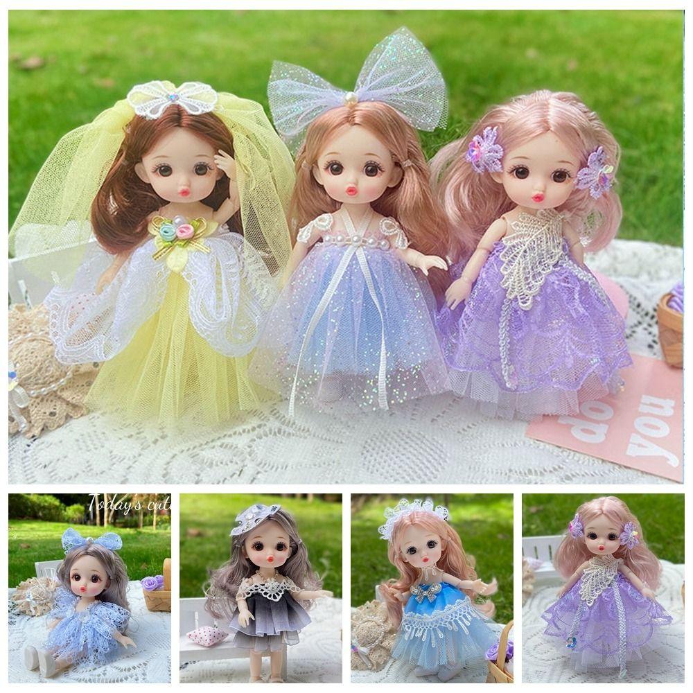 13 Joints Big Eyes Princess BJD Doll 16 Cm 13 Movable Joints Mini Girl Toy Children Toys
13 Joints Big Eyes Princess BJD Doll 16 Cm 13 Movable Joints Mini Girl Toy Children Toys