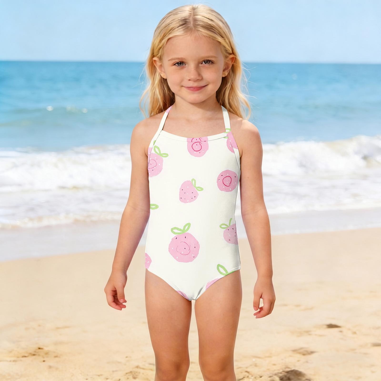 Girls One Piece Swimsuit Summer Kids Swimwear Childrens Bathing Suit Floral Print Adjustable Straps Beachwear for Girls 150
Girls One Piece Swimsuit Summer Kids Swimwear Childrens Bathing Suit Floral Print Adjustable Straps Beachwear for Girls 150