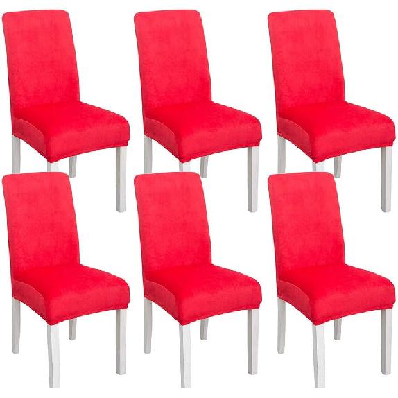 Чохли на стільці для їдальні, Оксамитовий еластичний чохол на стілець Знімний Універсальний Захисник обіднього стільця Миється для готелю, їдальні, кухні-Королівський Set of 2 червоний
Чохли на стільці для їдальні, Оксамитовий еластичний чохол на стілець Знімний Універсальний Захисник обіднього стільця Миється для готелю, їдальні, кухні-Королівський Set of 2 червоний