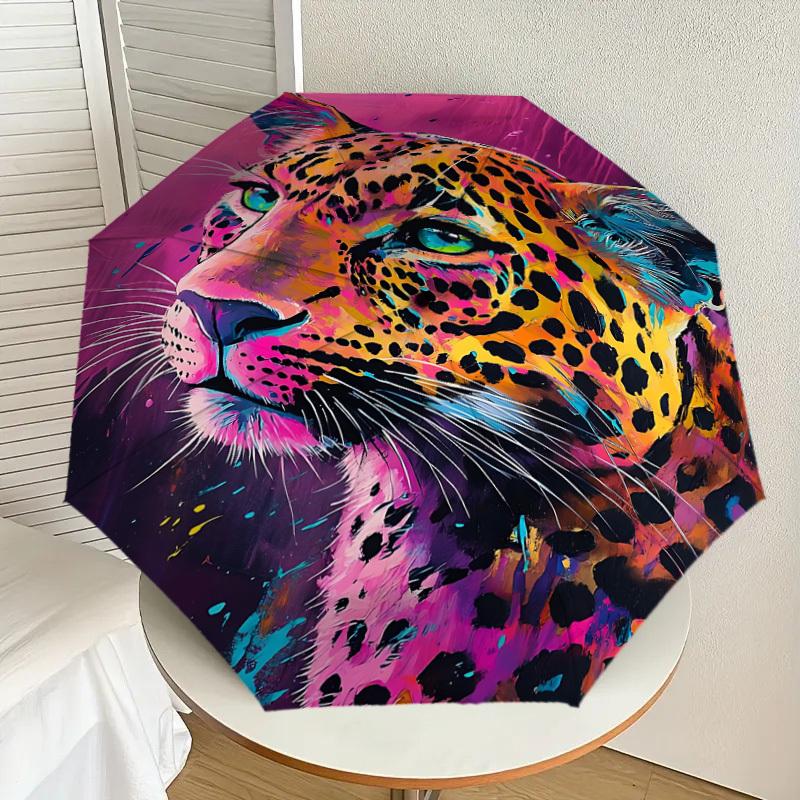 1pc Leopard Print Automatic Folding Umbrella, Heavy-Duty 8-Rib Construction, Perfect for Everyday yy251114145
1pc Leopard Print Automatic Folding Umbrella, Heavy-Duty 8-Rib Construction, Perfect for Everyday yy251114145