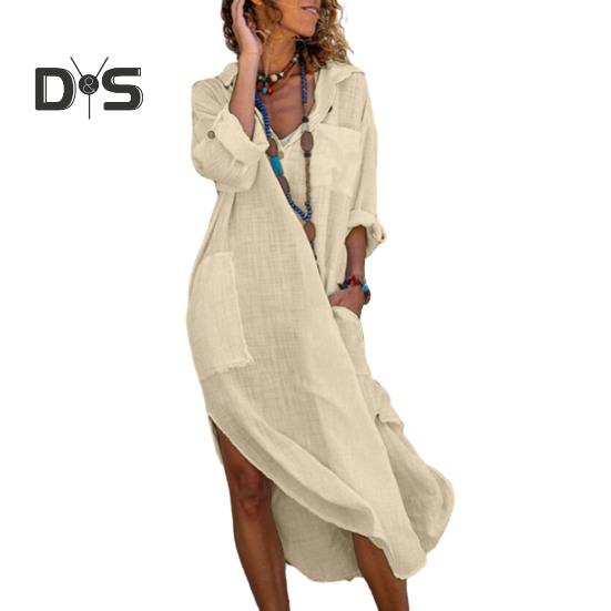 Женское летнее платье-рубашка с лацканами и V-образным вырезом, однотонное платье с карманами, свободный крой, тонкое платье миди, пляжное праздничное платье 2XL абрикосовый
Женское летнее платье-рубашка с лацканами и V-образным вырезом, однотонное платье с карманами, свободный крой, тонкое платье миди, пляжное праздничное платье 2XL абрикосовый