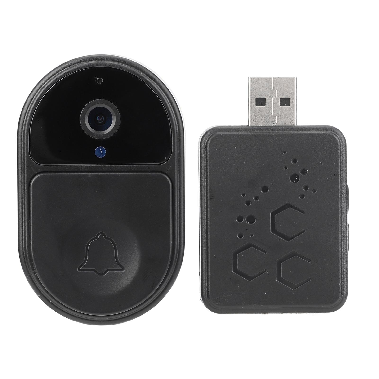 WiFi Video Doorbell Camera Smart Home Remote Video Monitoring 128GB Wireless Wifi Video Doorbell with Ding Dong Receiver
WiFi Video Doorbell Camera Smart Home Remote Video Monitoring 128GB Wireless Wifi Video Doorbell with Ding Dong Receiver