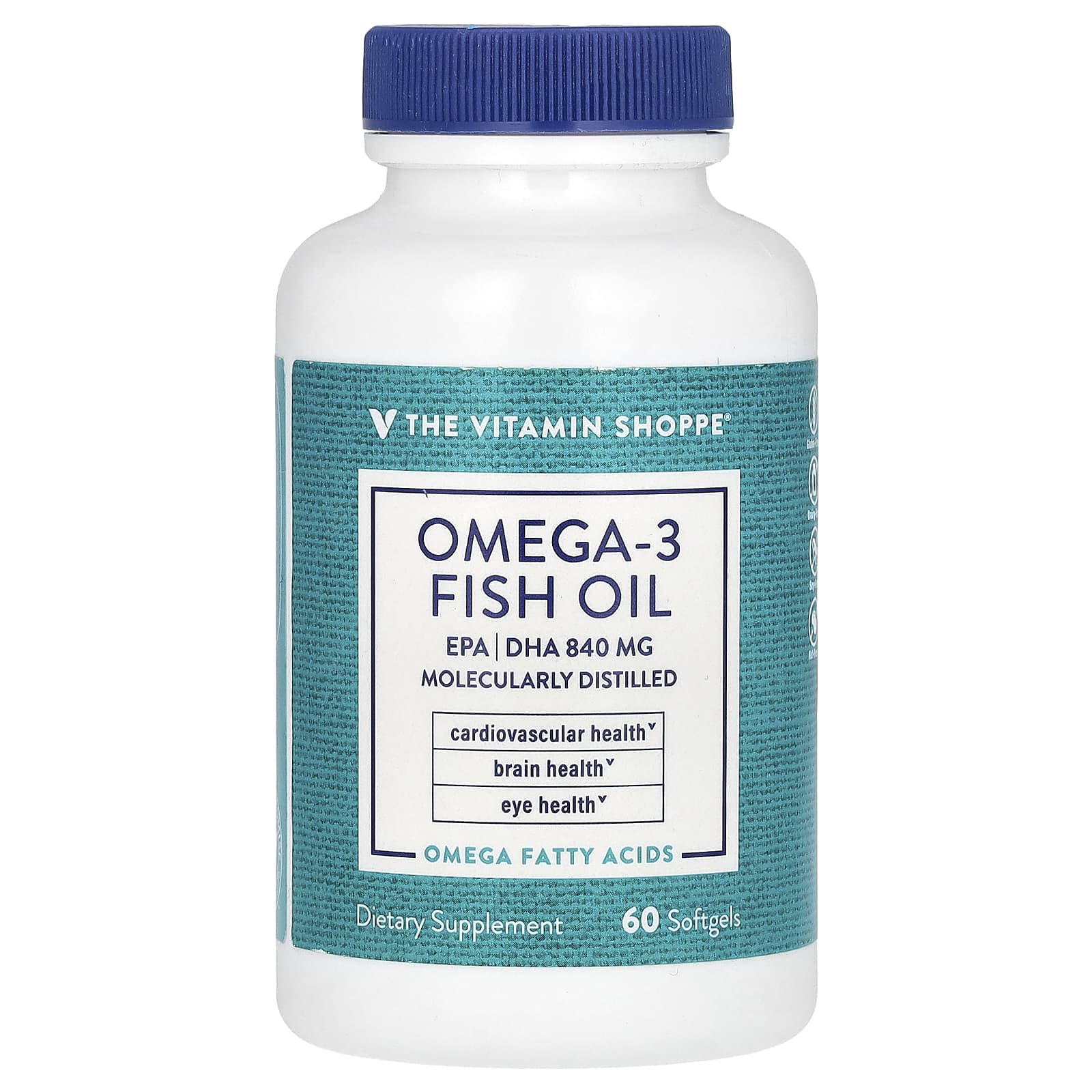 Omega 3 Fish Oil, 60 Softgels
Omega 3 Fish Oil, 60 Softgels