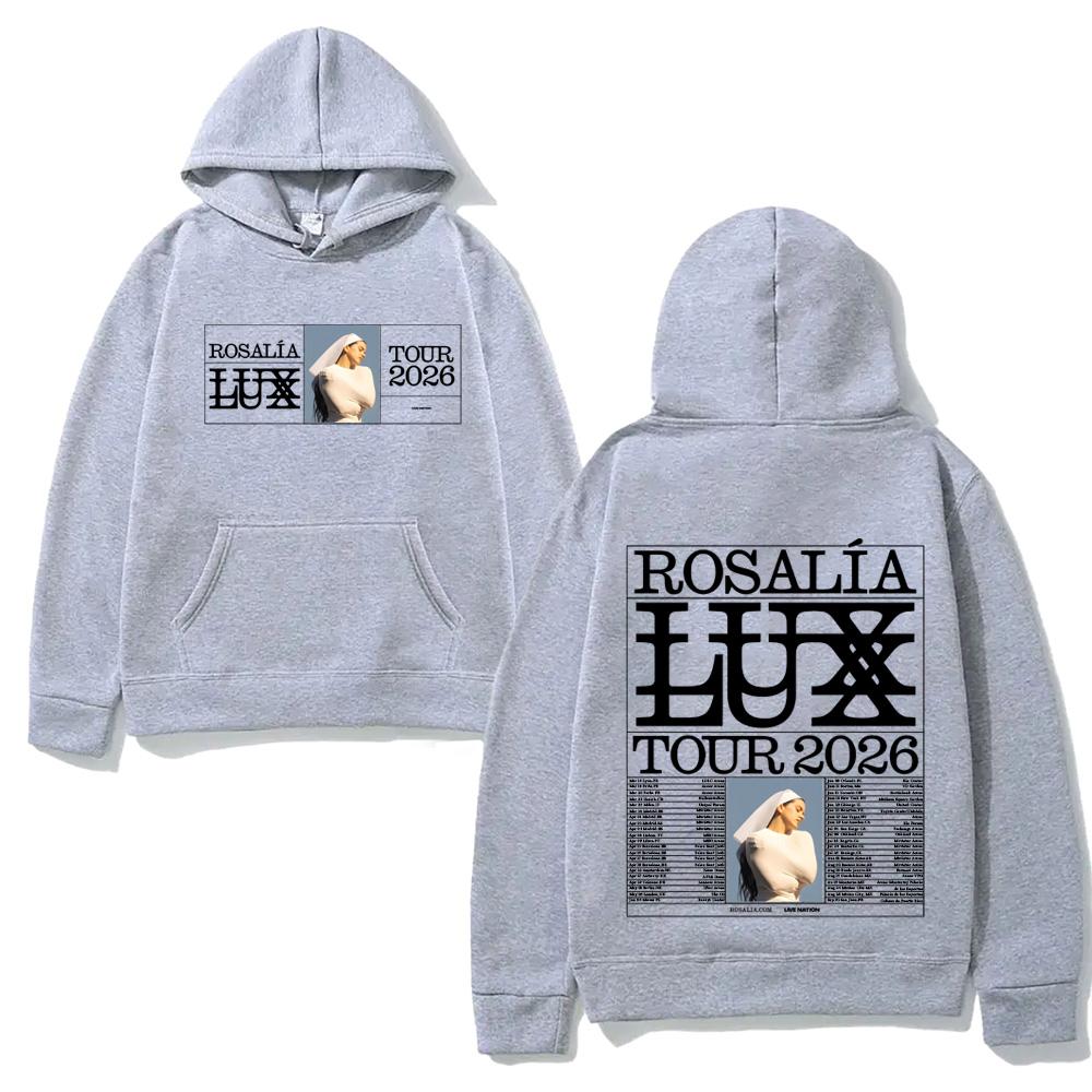 ROSALIA LUX Тур 2026 ХУДІ ROSALÍA з Кишенею Фліс Зручна Толстовка Панк Одяг Харадзюку Високоякісні Светри XXXL сірий колір
ROSALIA LUX Тур 2026 ХУДІ ROSALÍA з Кишенею Фліс Зручна Толстовка Панк Одяг Харадзюку Високоякісні Светри XXXL сірий колір