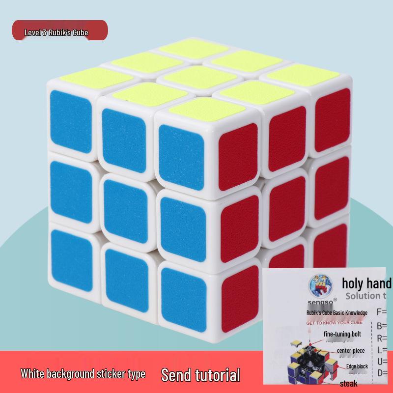 Saint Hand 3x3 Rubik’s Cube Educational Toy - Smooth Beginner Level for Kids and Primary School Students
Saint Hand 3x3 Rubik’s Cube Educational Toy - Smooth Beginner Level for Kids and Primary School Students